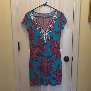 🌴🌷 Lilly Pulitzer T Shirt Dress EUC 🌷🌴